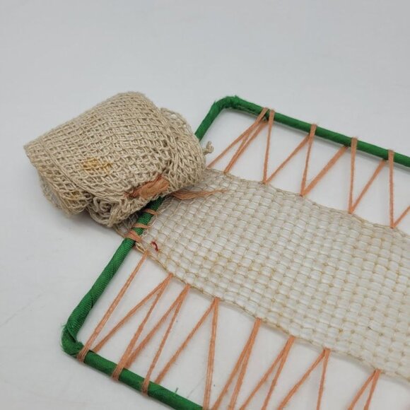 RARE Antique French Lace Loom Handmade Crochet Floral Design Vintage Paris VTG - Picture 5 of 10